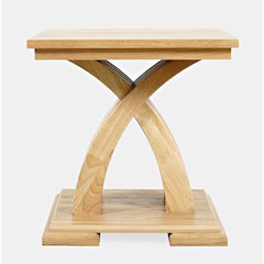 Anthology Contemporary Curved Base Square End Table