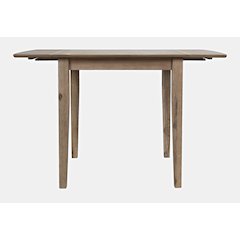 Coastal Wire-Brushed Acacia Drop-Leaf Coastal Wire-Brushed Acacia Dining Table