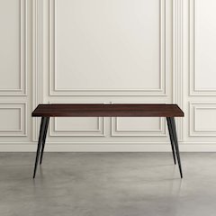 Prelude 70" Mid-Century Modern Solid Acacia Wood Dining Table