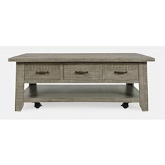 Rustic Farmhouse Solid Wood 50" Coffee Table