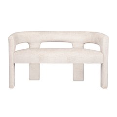 Gwen Modern Luxury Jacquard Fabric Upholstered Sculpture Bench