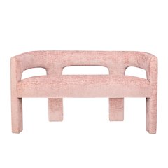 Gwen Modern Luxury Jacquard Fabric Upholstered Sculpture Bench