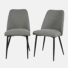 Macey Contemporary Modern Upholstered Dining Chair (Set of 2)
