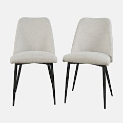 Macey Contemporary Modern Upholstered Dining Chair (Set of 2)