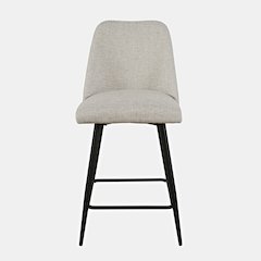 Macey Contemporary Modern Upholstered Counter Barstool (Set of 2)