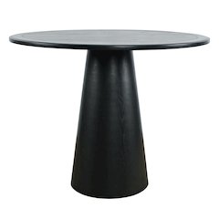 Nash Mid-Century Modern 45" Round Pedestal Counter Height Dining Table