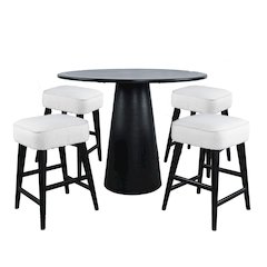 Mid-Century Modern Five Piece Counter Height Dining Set