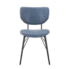 Contemporary Modern Faux Leather Split-Back Upholstered Dining Chair (Set of 2)