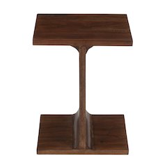 Idiom Solid Wood Modern Accent End I-Table