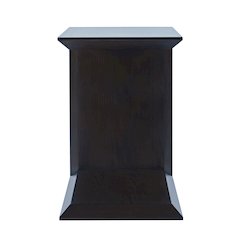 Nobu Modern Beveled Angle Wood Accent End C-Table