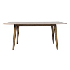 Bowie 66" Harvest Mid-Century Modern Drop-Leaf Dining Table