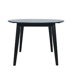 Percy 42" Contemporary Round Drop-Leaf Dining Table