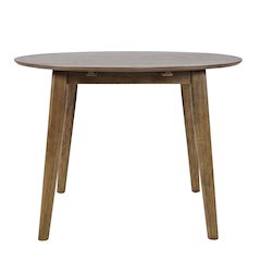 Percy 42" Contemporary Round Drop-Leaf Dining Table