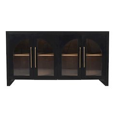 Archimedes 60" Curved Arch Four Door Sideboard Storage Cabinet