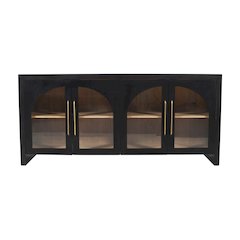 Archimedes 70" Curved Arch Four Door Sideboard Storage Cabinet