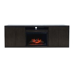 Laurel Creek Modern Contemporary 78" Electric LED Fireplace with Storage