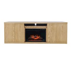 Laurel Creek Modern Contemporary 78" Electric LED Fireplace with Storage