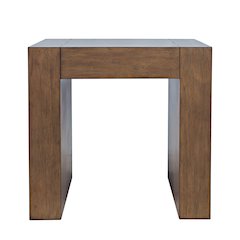 Taos Modern Rustic Square Dovetailed End Table