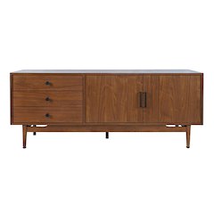 Olson 67" Mid-Century Modern Scandinavian Console TV Stand Storage Cabinet