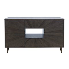 Reece 50" Mid-Century Modern Starburst TV Stand Console Storage Cabinet