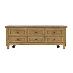 Brentwood Modern Transitional Lift-Top Coffee Table With Storage