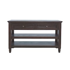 Brentwood Modern 50" Sofa Console Table with Drawers and Storage Shelves