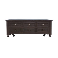 Brentwood Modern Transitional Lift-Top Coffee Table With Storage