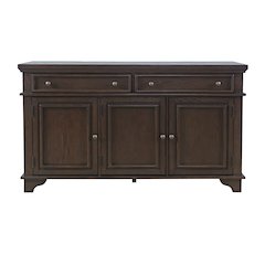 Brentwood 60" Modern Transitional Three Door Sideboard Storage Cabinet