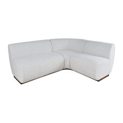 Modern Banquette Upholstered Sectional Bench Seating with Performance Fabric