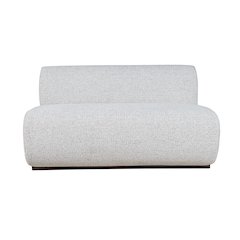 Milano Modern Banquette Sectional Three Seat Bench with Performance Fabric