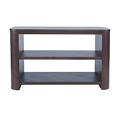 Janzen 50" Contemporary Modern Sofa Console Table with Open Storage Shelves