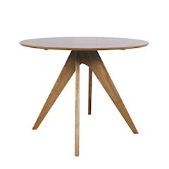 Axis Mid-Century Modern 47" Round Cross-Base Counter Height Dining Table