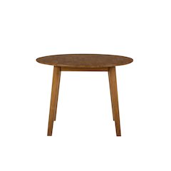 Simplicity Solid Wood Classic Round Drop-leaf Table