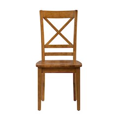 Simplicity Solid Wood Classic Cross-Back Dining Chair (Set of 2)