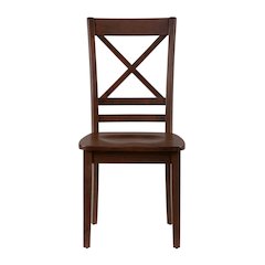 Simplicity Solid Wood Classic Cross-Back Dining Chair (Set of 2)