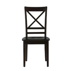 Simplicity Solid Wood Classic Cross-Back Dining Chair (Set of 2)