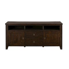 Kona Grove Distressed Rustic Solid Wood 70" Media Unit