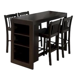 Five Piece Counter Height 48" Contemporary Dining Set