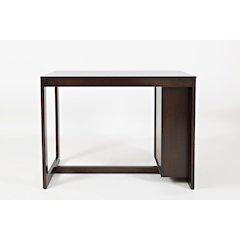 Tribeca Counter Height 48" Contemporary Dining Table with Built-In Shelving