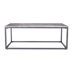 Wynn 48" Modern Luxe Solid Marble Coffee Table