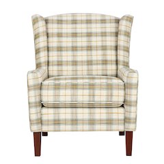 Thompson Traditional Vintage Classic Wingback Upholstered Accent Chair
