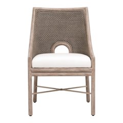 Woven Transitional Adamo Dining Chair, Set of 2