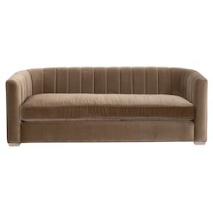 Stitch & Hand - Upholstery Transitional Bronx 87" Channel Back Sofa