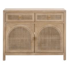 Bella Antique Cane Media Cabinet