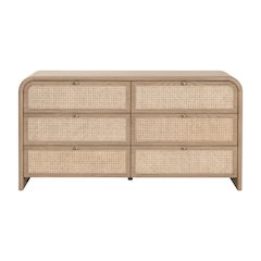 Bronze Bay Transitional Cannes 6-Drawer Double Dresser