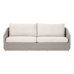 Woven - Outdoor  Transitional Caspian Outdoor 89" Sofa