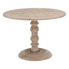 Bella Antique Transitional Chelsea 42" Round Dining Table