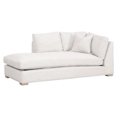Stitch & Hand - Upholstery Transitional Clara Modular Left-Facing Chaise