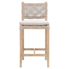 Woven Transitional Costa Counter Stool