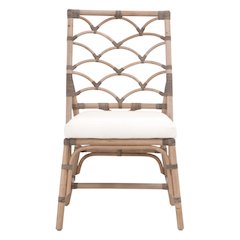 Sel De Mer Transitional Crescent Dining Chair, Set of 2